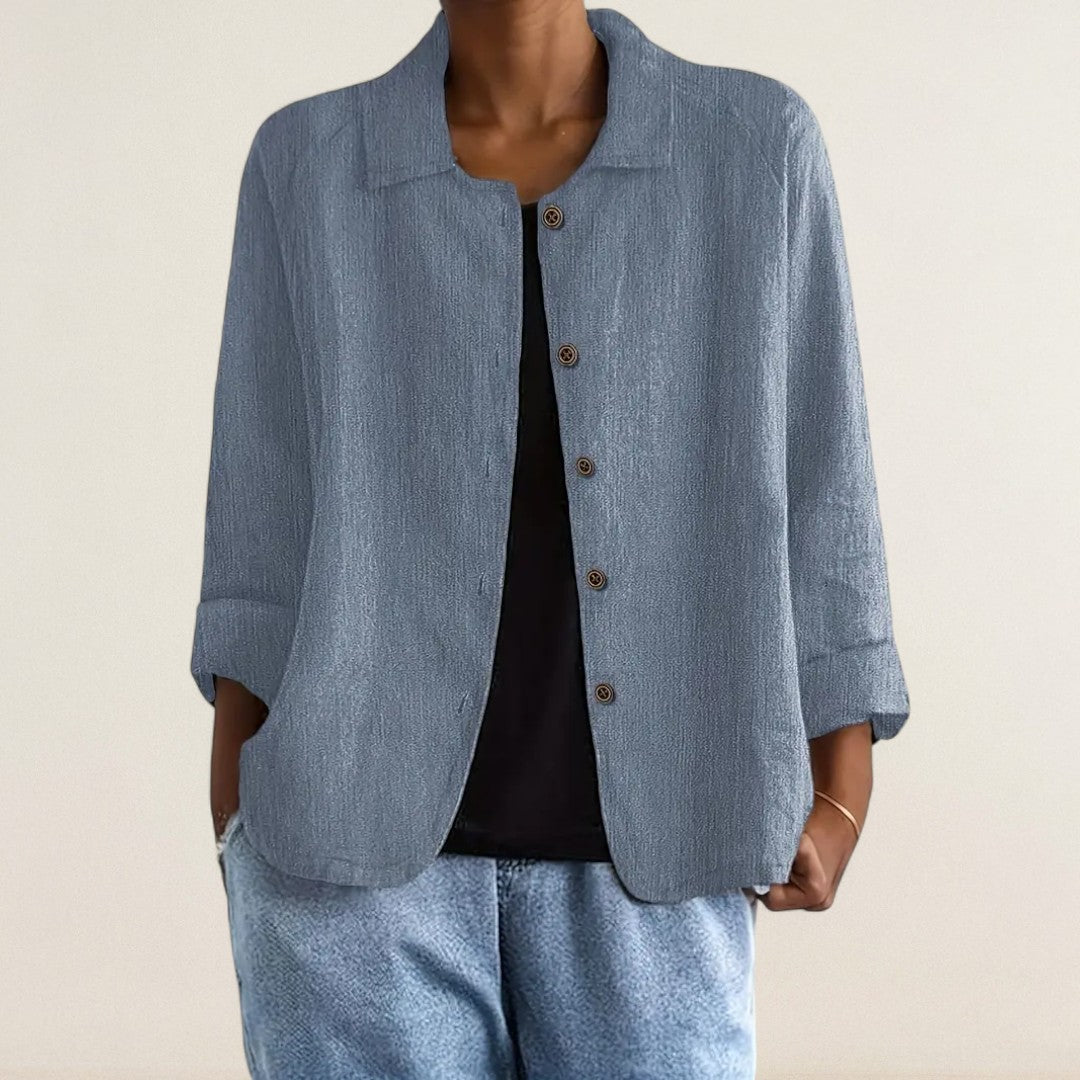 Helen | Casual Button-Up Jacket