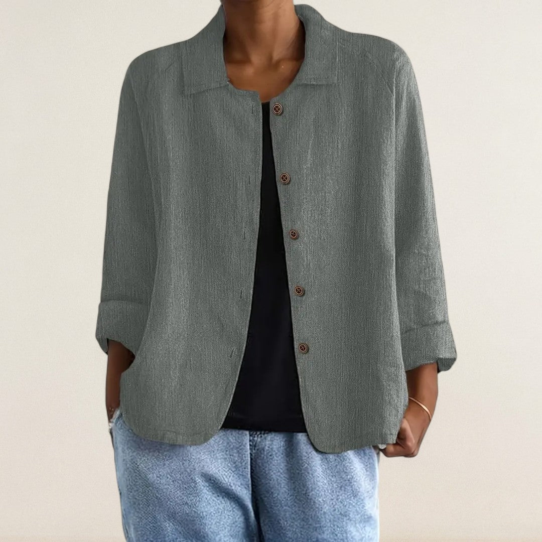 Helen | Casual Button-Up Jacket