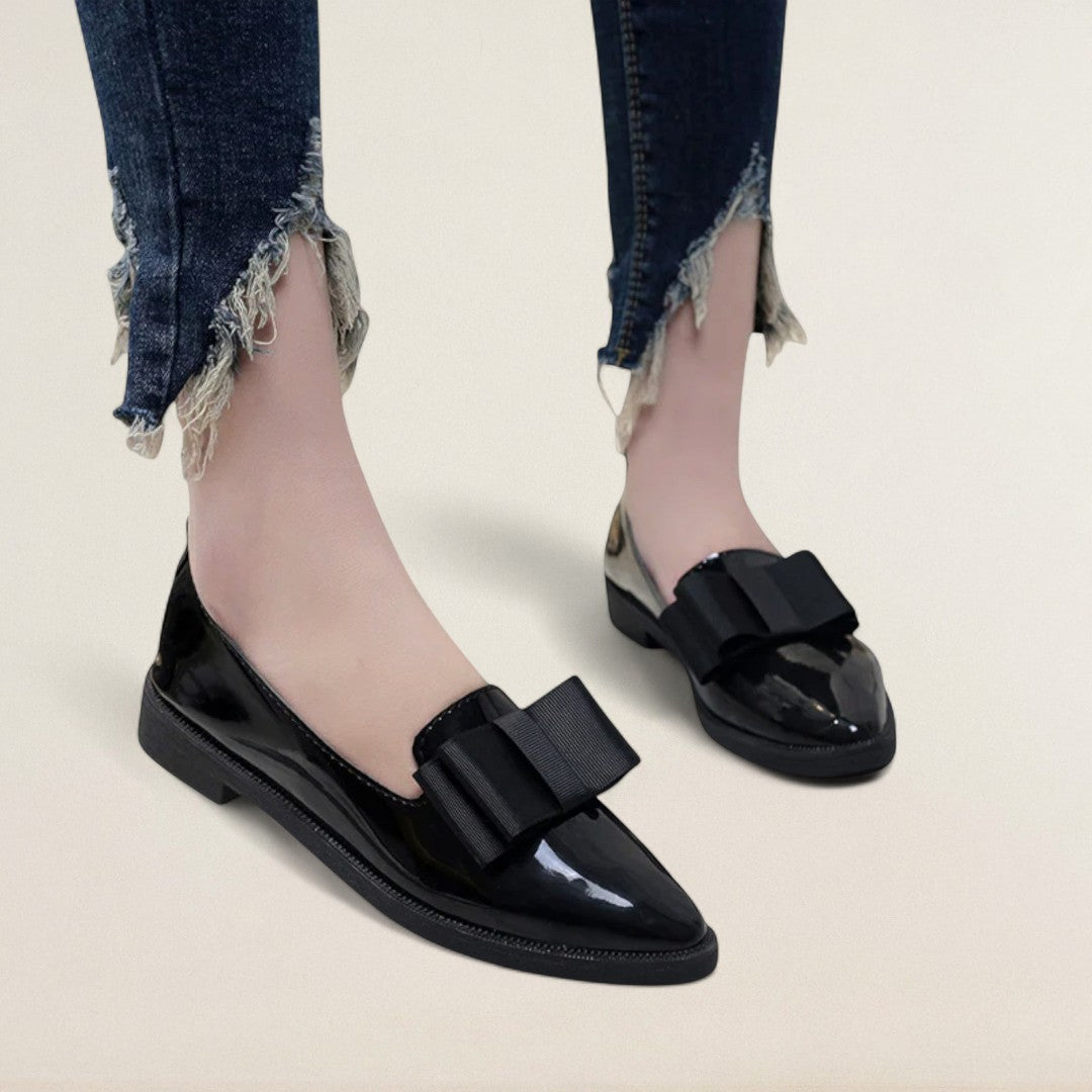 Veronika – ortopedické mokasíny s elegantní mašlí