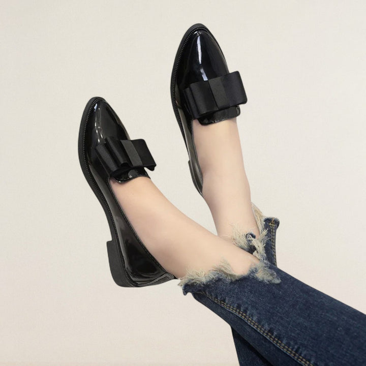 Veronika – ortopedické mokasíny s elegantní mašlí