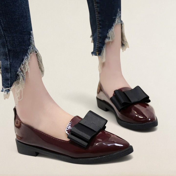 Veronika – ortopedické mokasíny s elegantní mašlí