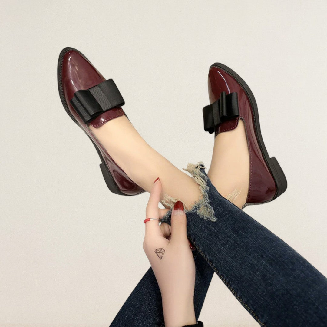 Veronika – ortopedické mokasíny s elegantní mašlí
