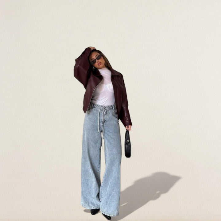 Andrea – Stylová koženková bunda pro každodenní outfit