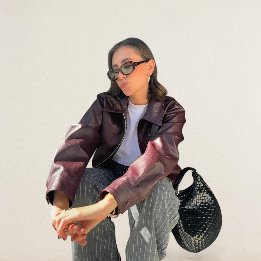 Andrea – Stylová koženková bunda pro každodenní outfit