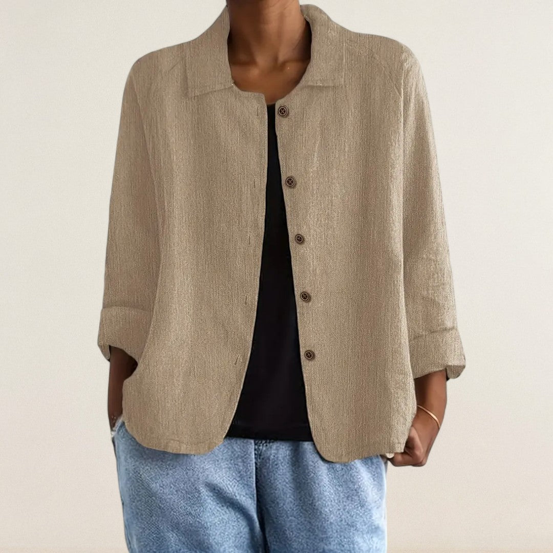 Helen | Casual Button-Up Jacket