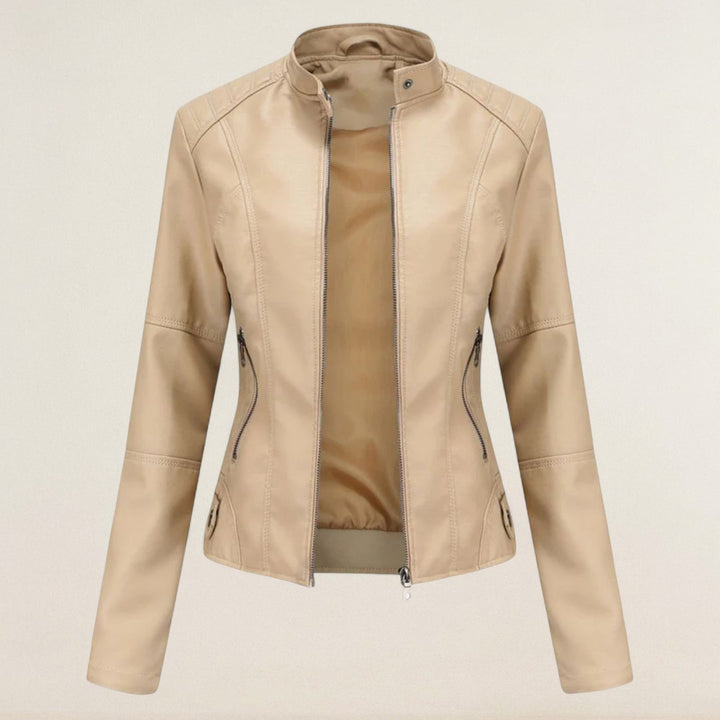 Petra – Elegantní koženková bunda pro moderní vzhled